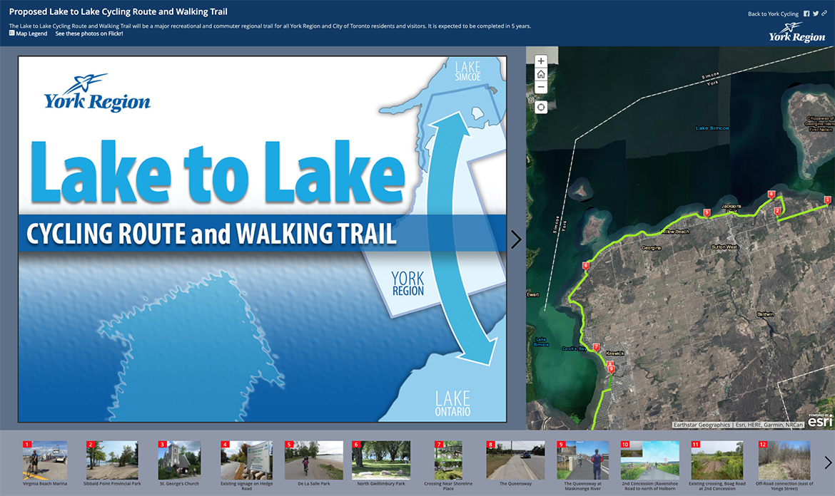 lakeshore bike trail map